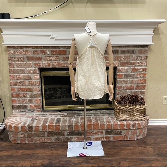 Romeo & Juliet Couture braided strap cream tank top / S / New With Tags - Picture 12 of 16